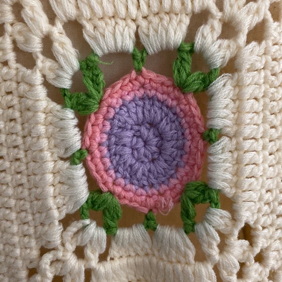 New Anthropologie Floral Crochet Cardigan - Picture 5 of 14